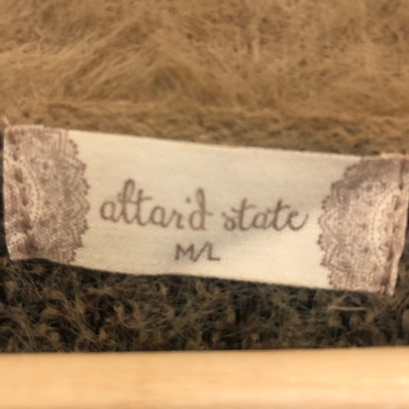 Altard' State Leopard Print Oversize Sweater M L - Picture 7 of 8